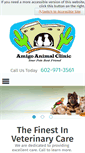 Mobile Screenshot of amigoanimalclinic.com