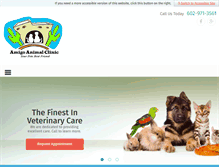 Tablet Screenshot of amigoanimalclinic.com